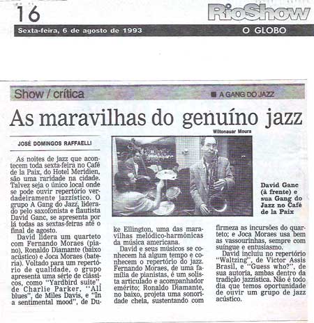 As maravilhas do genuíno jazz